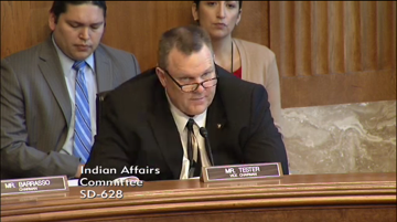 Committee Vice Chair Senator Jon Tester (D-MT) 